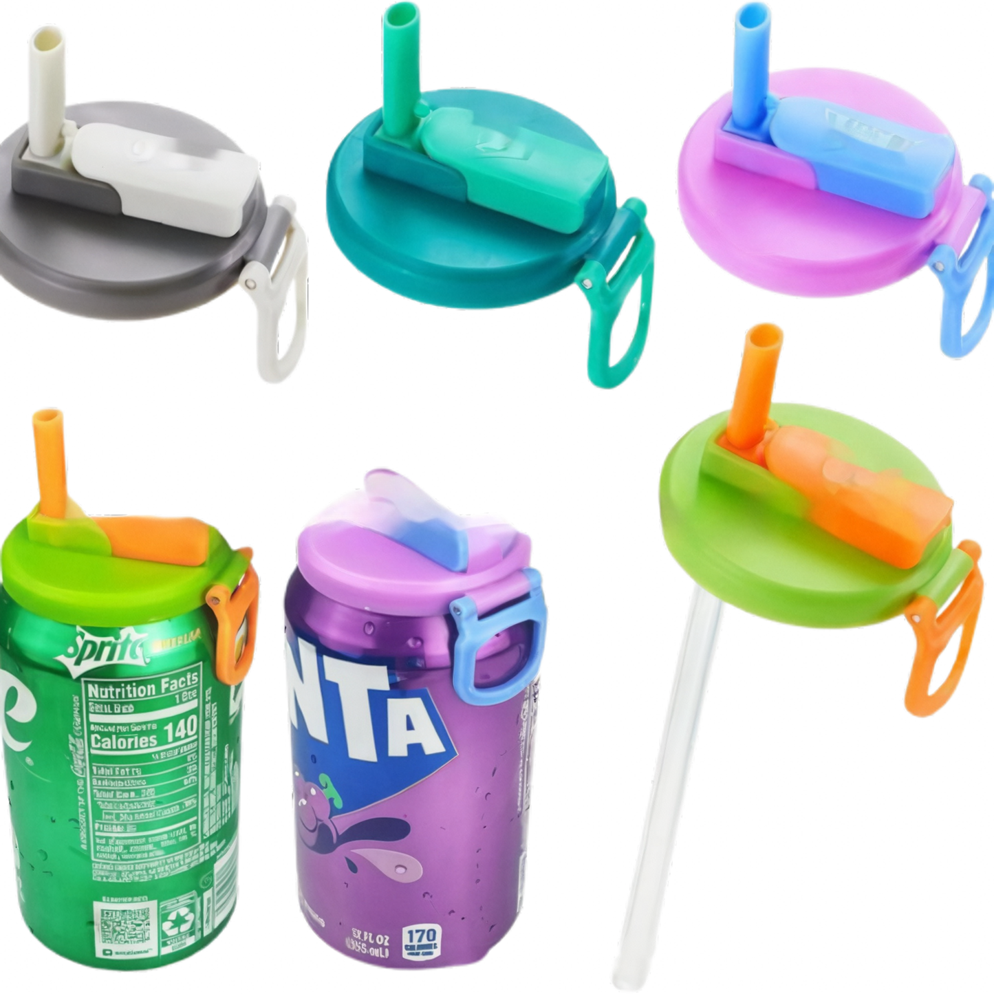 Soda Can Straw Attachment